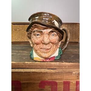 Paddy Vintage Royal Doulton 3 1/8" Small Toby Jug Character Mug 1940s